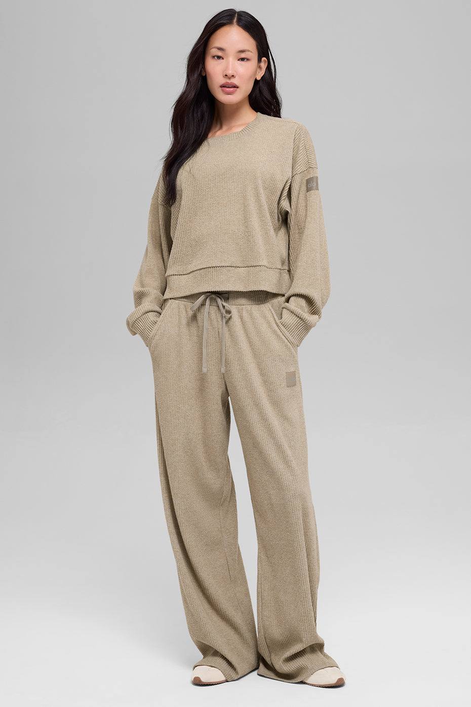 Muse Crew Neck Pullover - Gravel Heather — photo 6