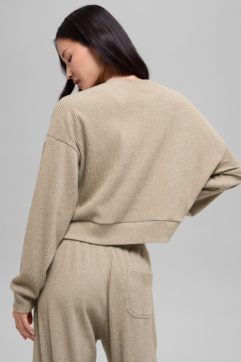 Muse Crew Neck Pullover - Gravel Heather — photo 3