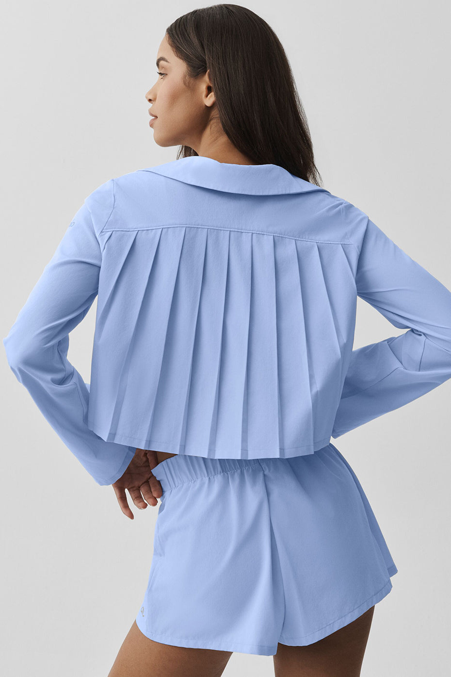 Cropped Unmatched Long Sleeve - Light Provence Blue — photo 2