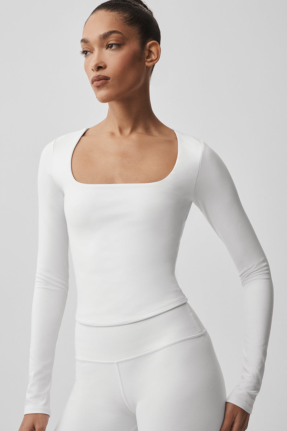 ALO Softsculpt Precision Long Sleeve - White — photo 3