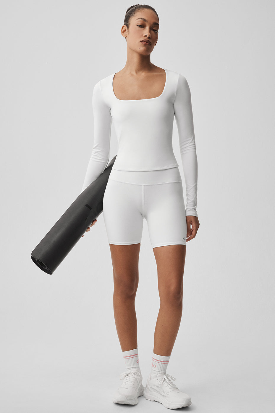 ALO Softsculpt Precision Long Sleeve - White — photo 5