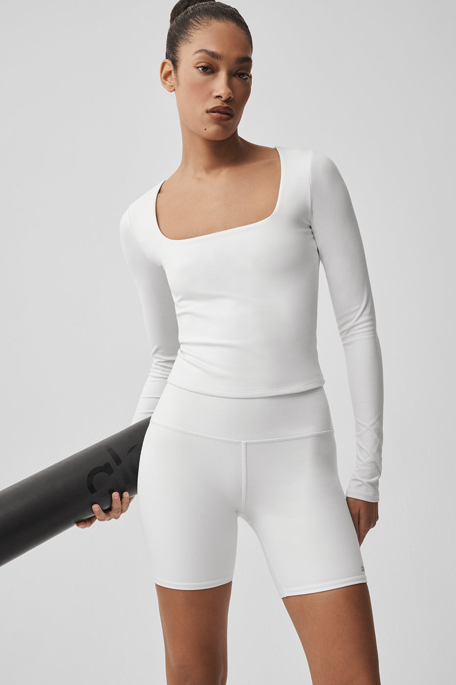 ALO Softsculpt Precision Long Sleeve - White — photo 1
