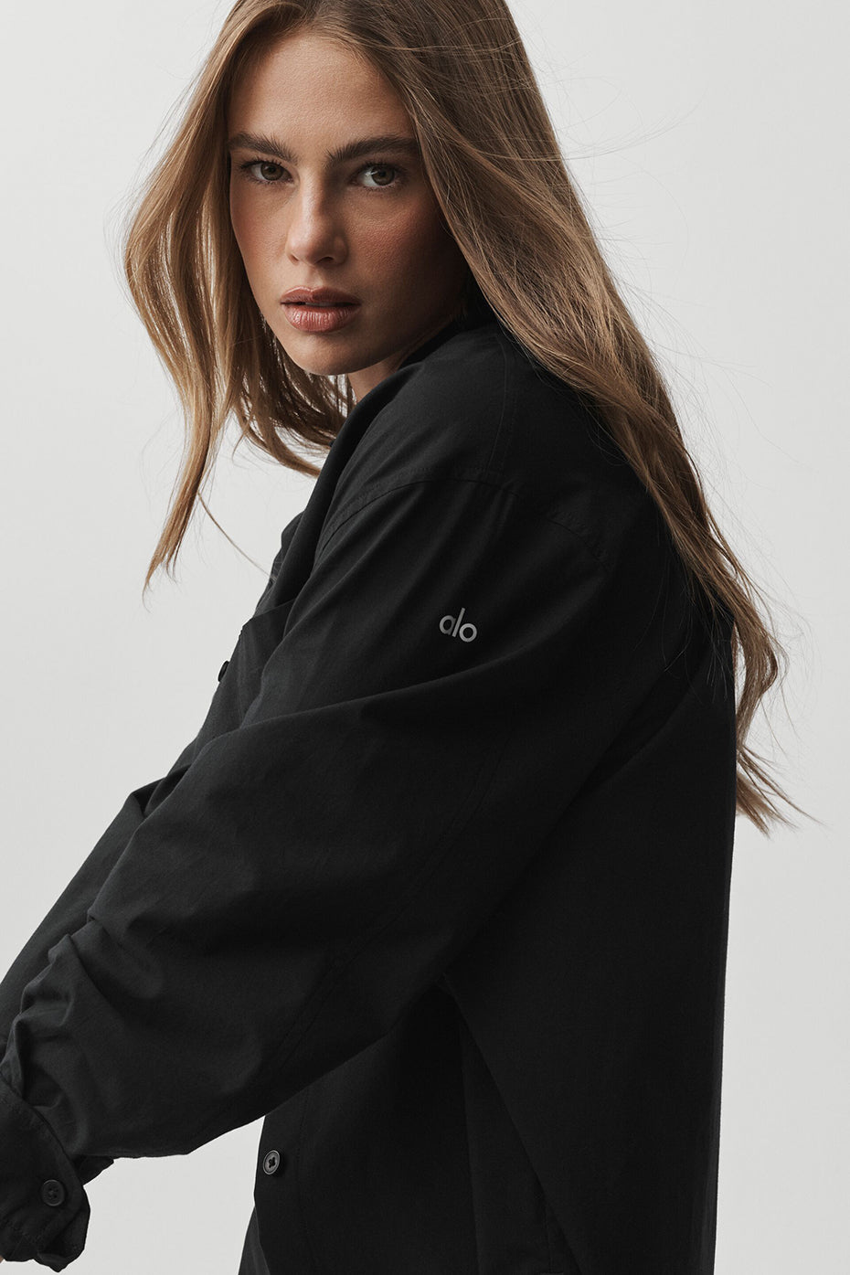 Cotton Real Deal Button Up Long Sleeve - Black — photo 4