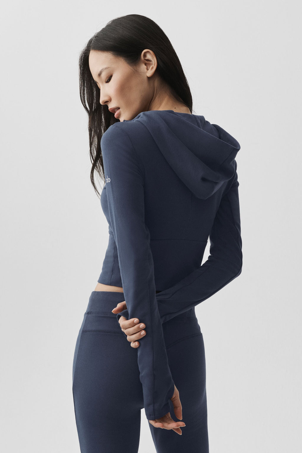 Sway Full Zip Hoodie - Navy — photo 3