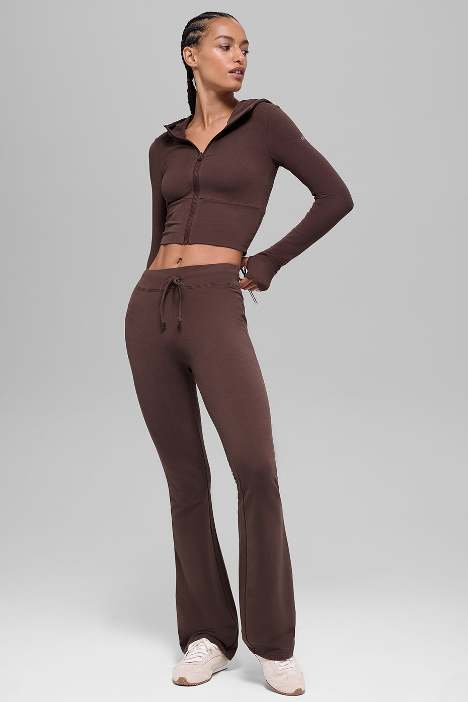 Sway Full Zip Hoodie - Brownstone — photo 5