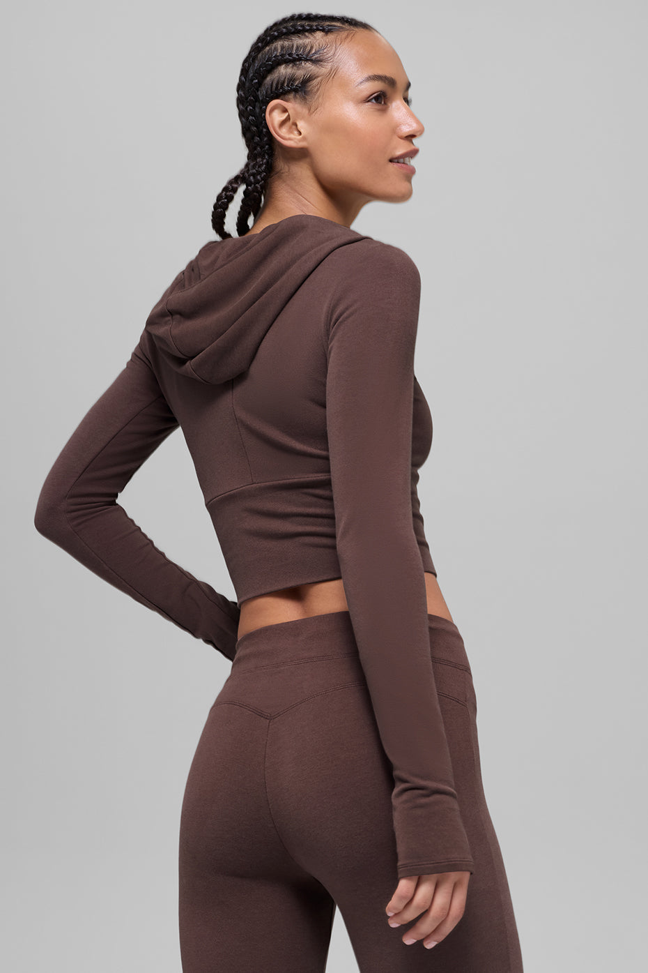 Sway Full Zip Hoodie - Brownstone — photo 3