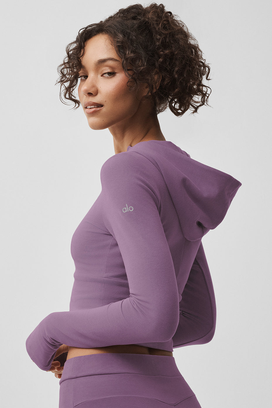Sway Full Zip Hoodie - Plum Kiss — photo 2