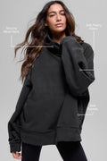 Polar Fleece Hazy Pullover - Black — photo 2