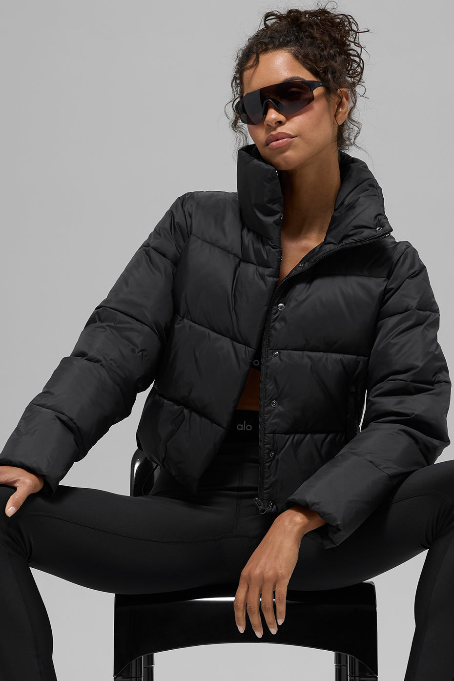 Gold Rush Puffer - Black — photo 5
