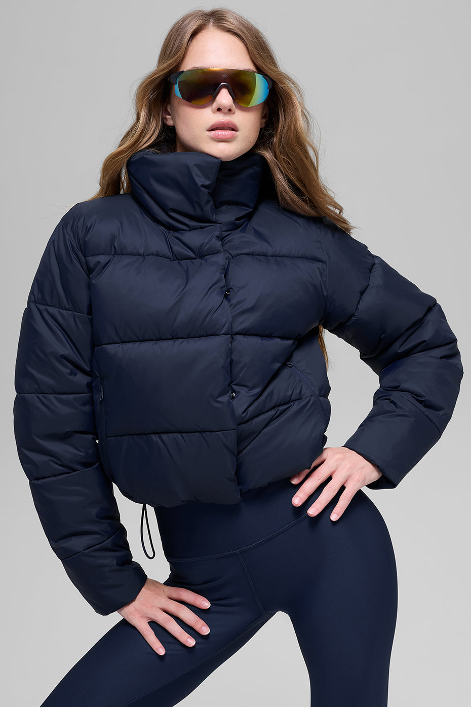 Gold Rush Puffer - Navy — photo 1