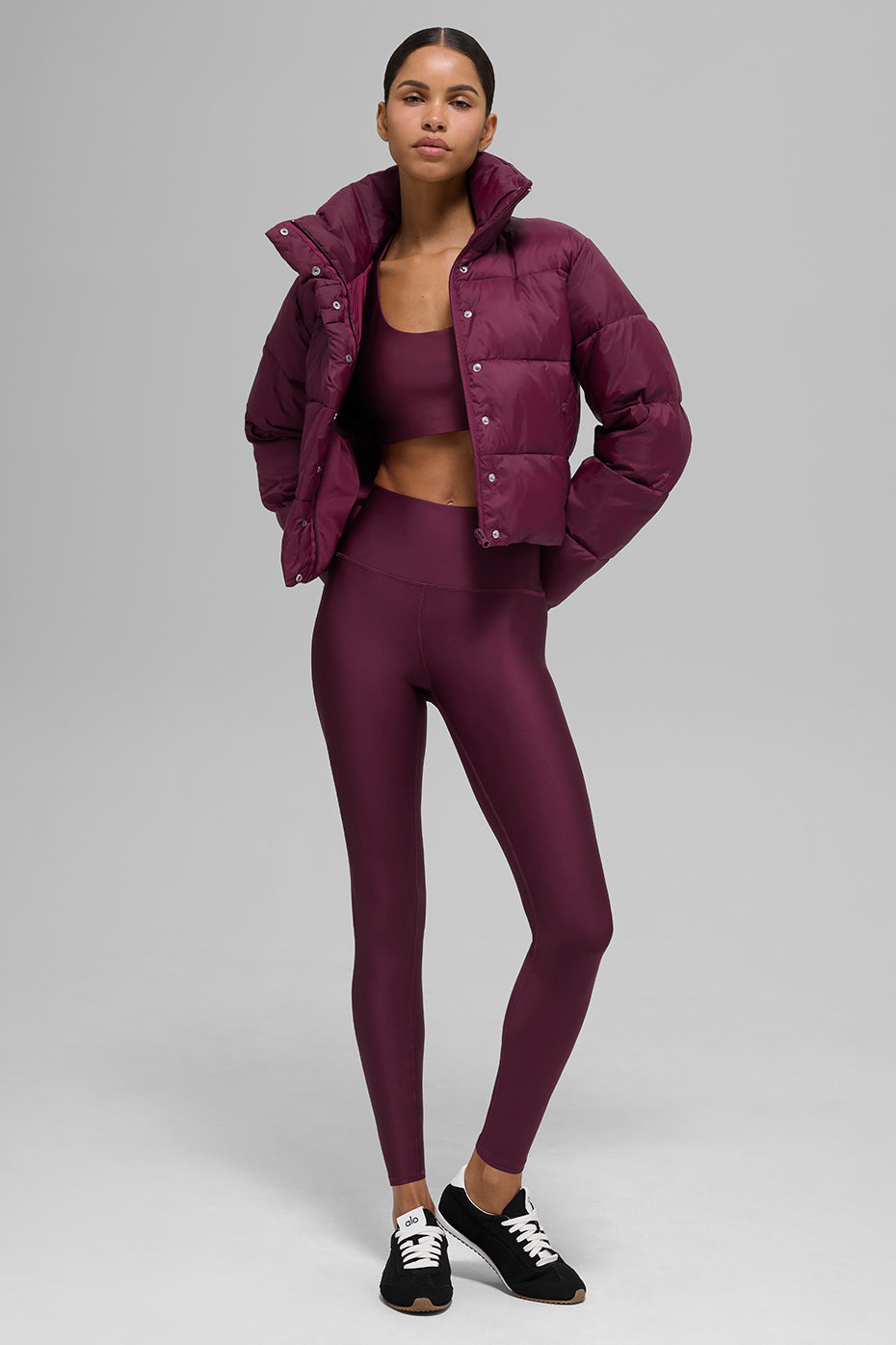Gold Rush Puffer - Burgundy — photo 6