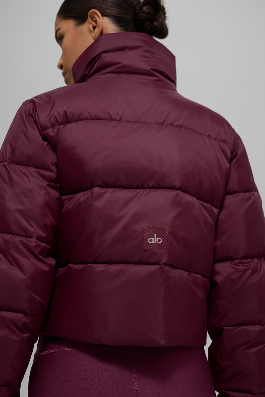 Gold Rush Puffer - Burgundy — photo 3