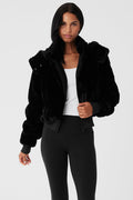 Faux Fur Foxy Jacket - Black — photo 1