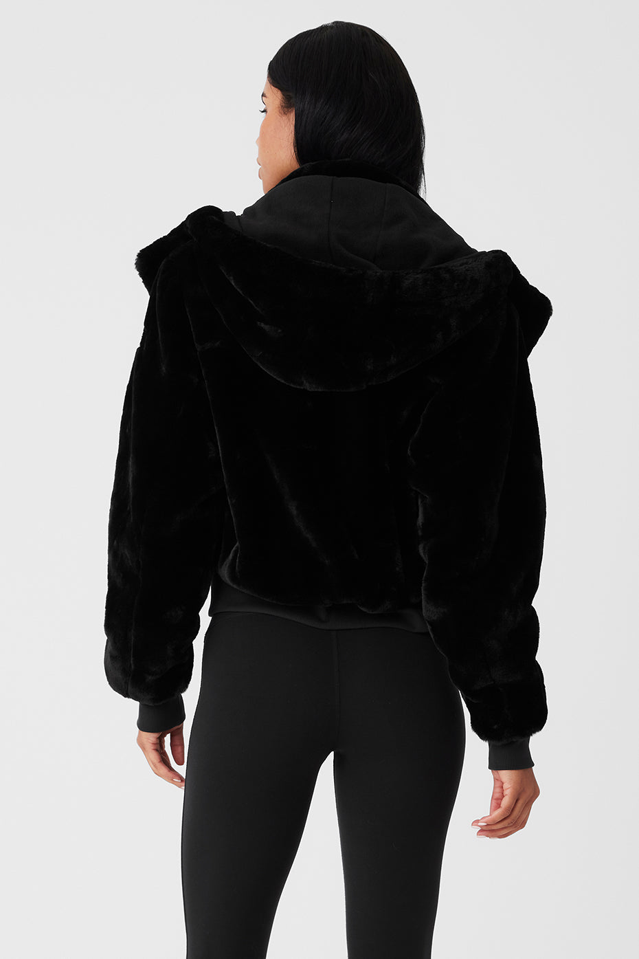 Faux Fur Foxy Jacket - Black — photo 2