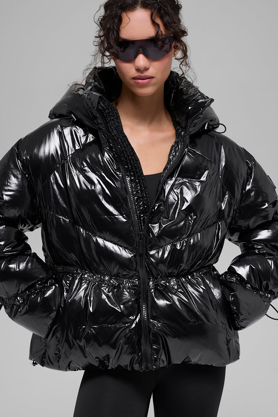 Stunner Puffer Jacket - Black — photo 1