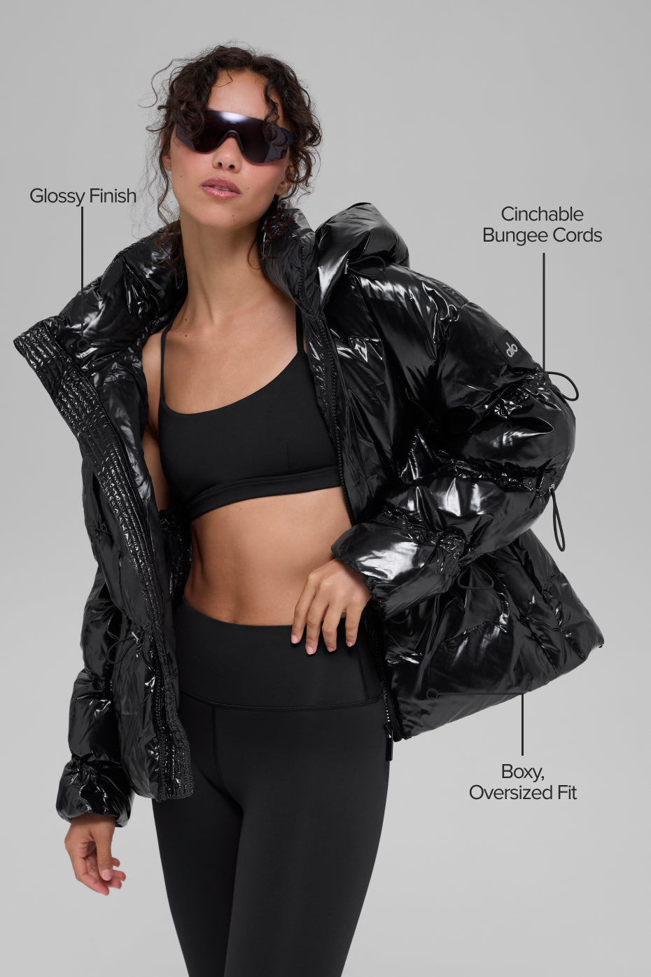 Stunner Puffer Jacket - Black — photo 2