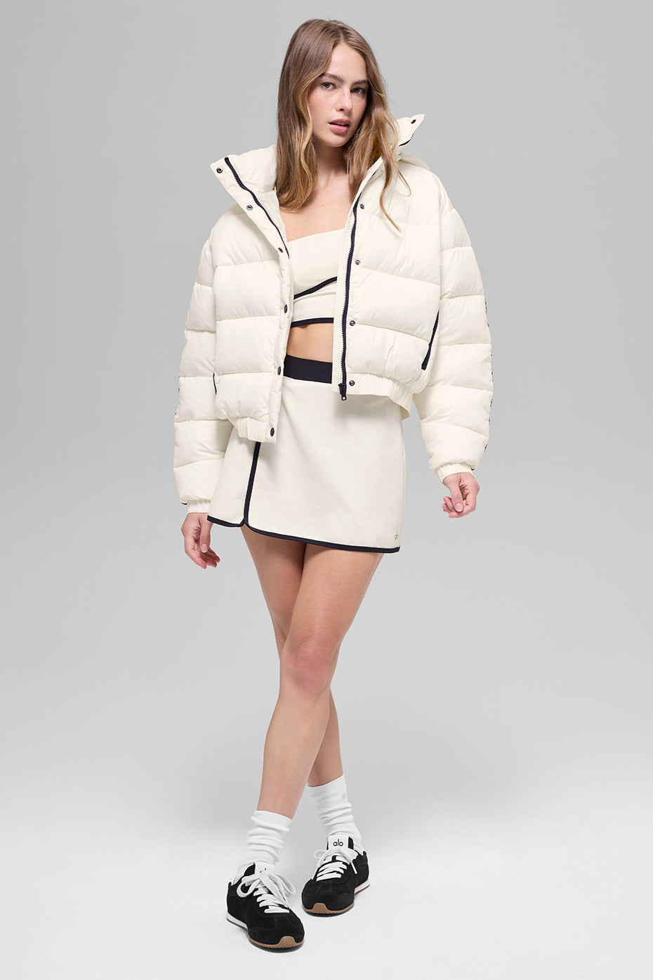 Aspen Love Puffer Jacket - Ivory — photo 4