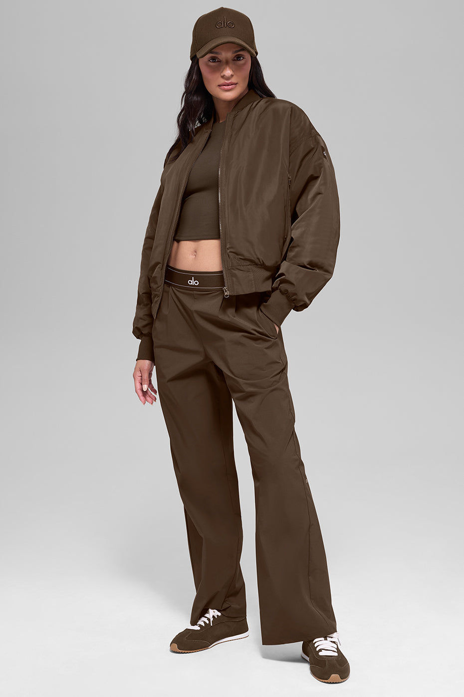Faux Fur Urbanite Bomber - Espresso/Ivory — photo 6