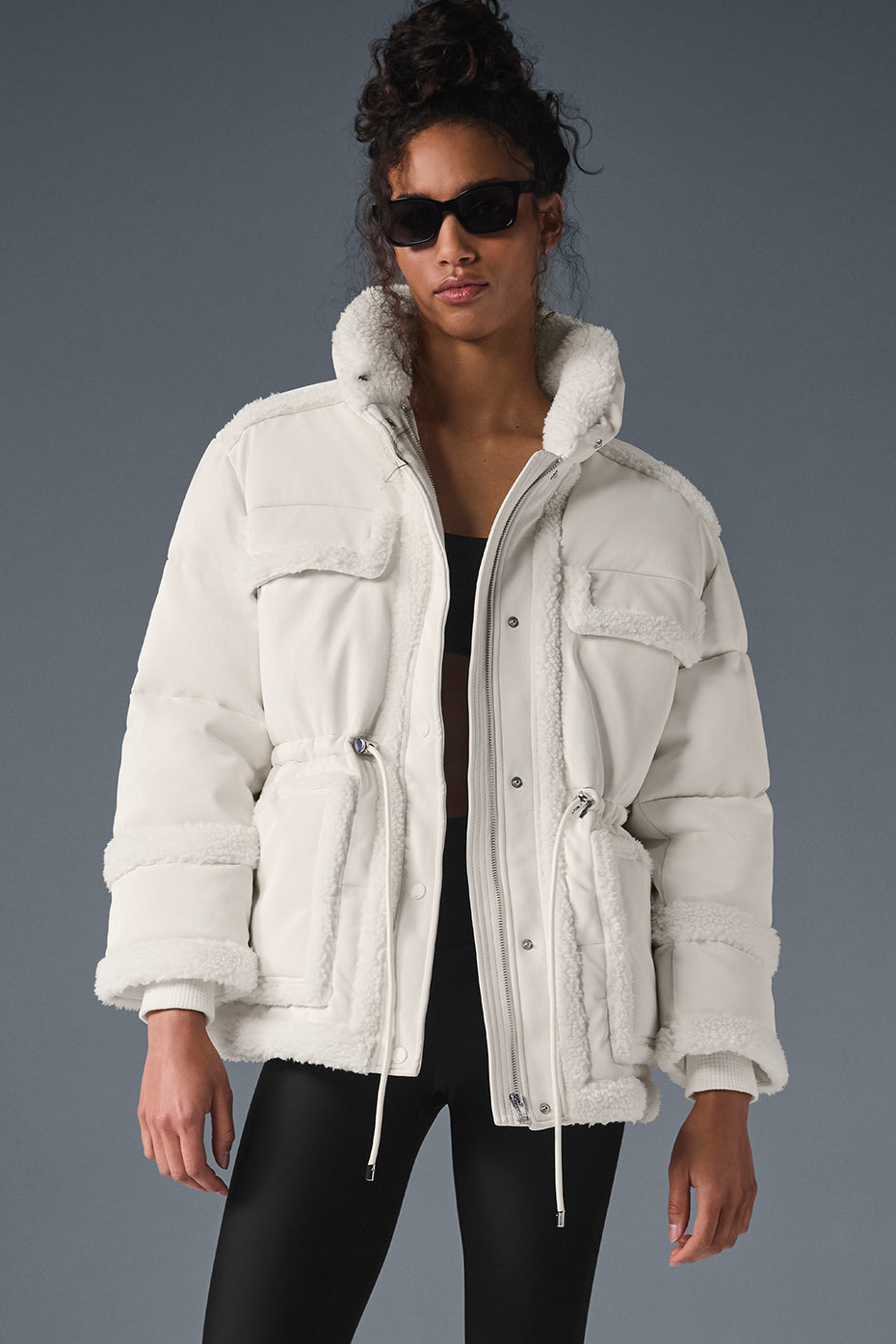 Ice Breaker Puffer Jacket - Ivory — photo 1
