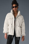 Ice Breaker Puffer Jacket - Ivory — photo 1