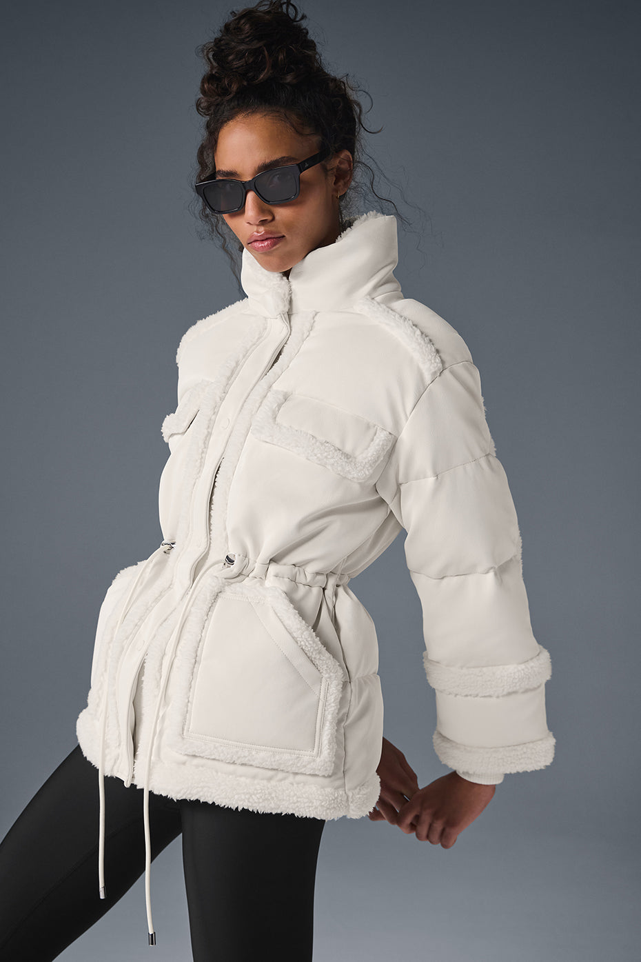 Ice Breaker Puffer Jacket - Ivory — photo 2