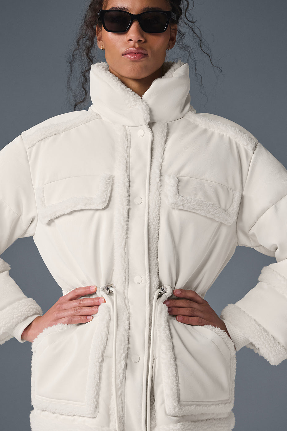 Ice Breaker Puffer Jacket - Ivory — photo 4