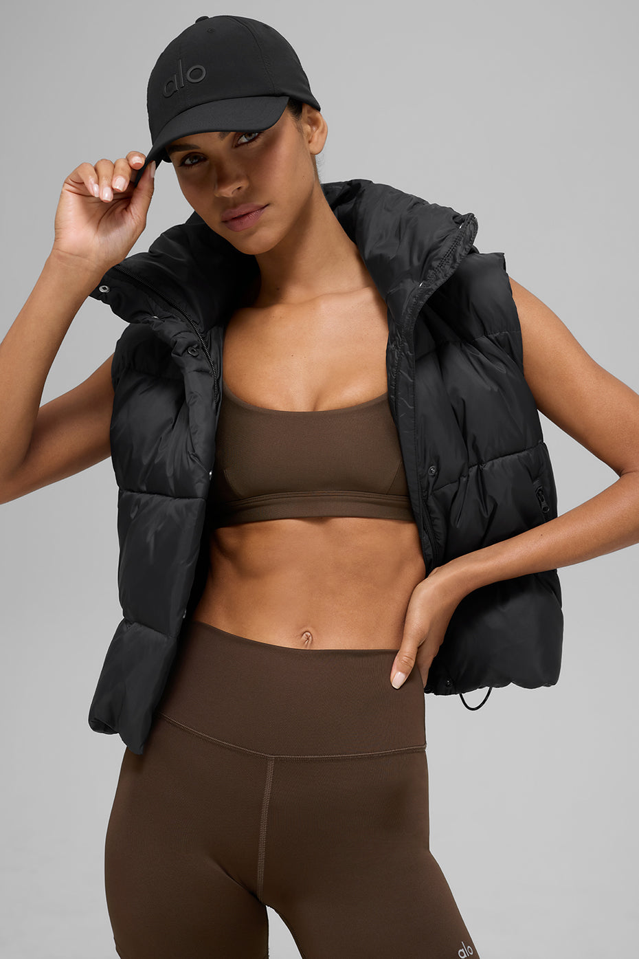 Gold Rush Puffer Vest - Black — photo 2