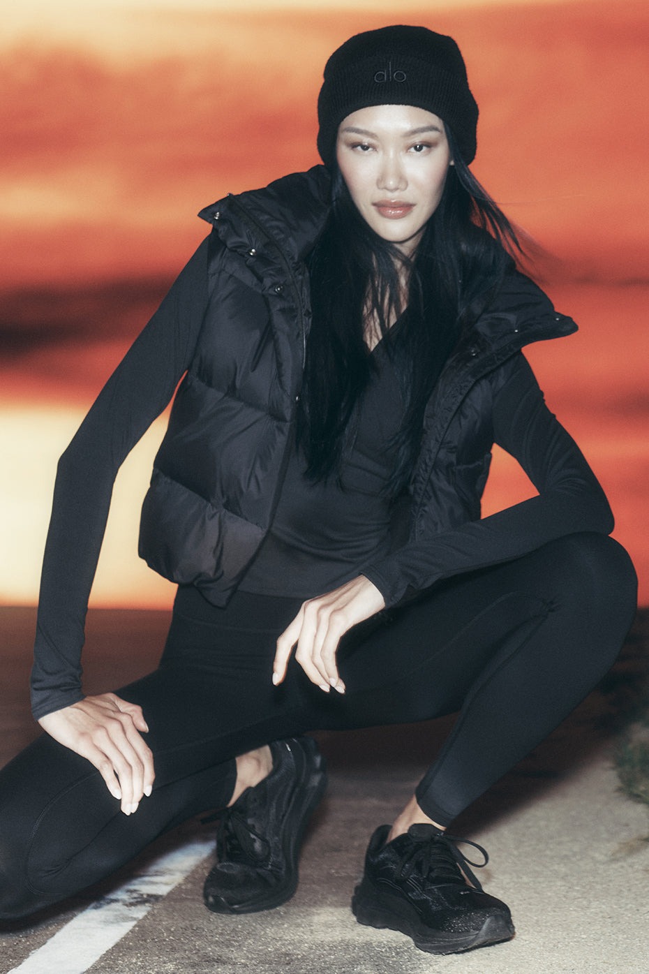Gold Rush Puffer Vest - Black — photo 1