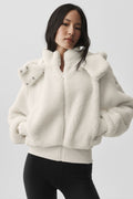 Foxy Sherpa Jacket - Ivory — photo 1