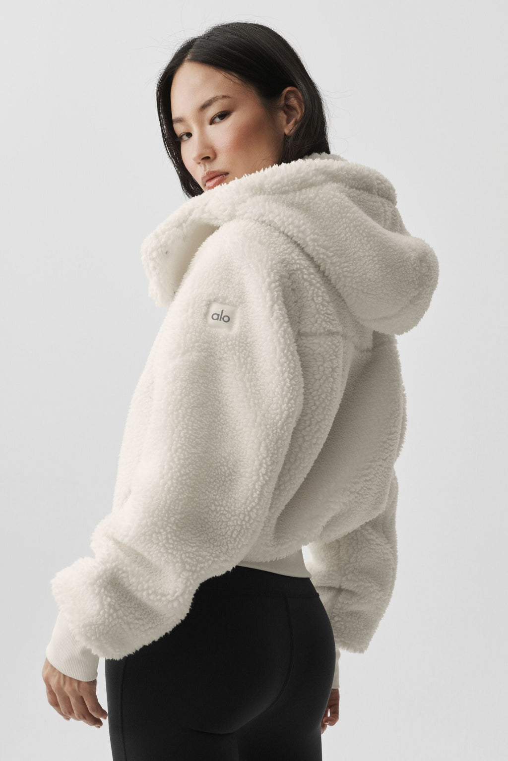 Foxy Sherpa Jacket - Ivory — photo 3
