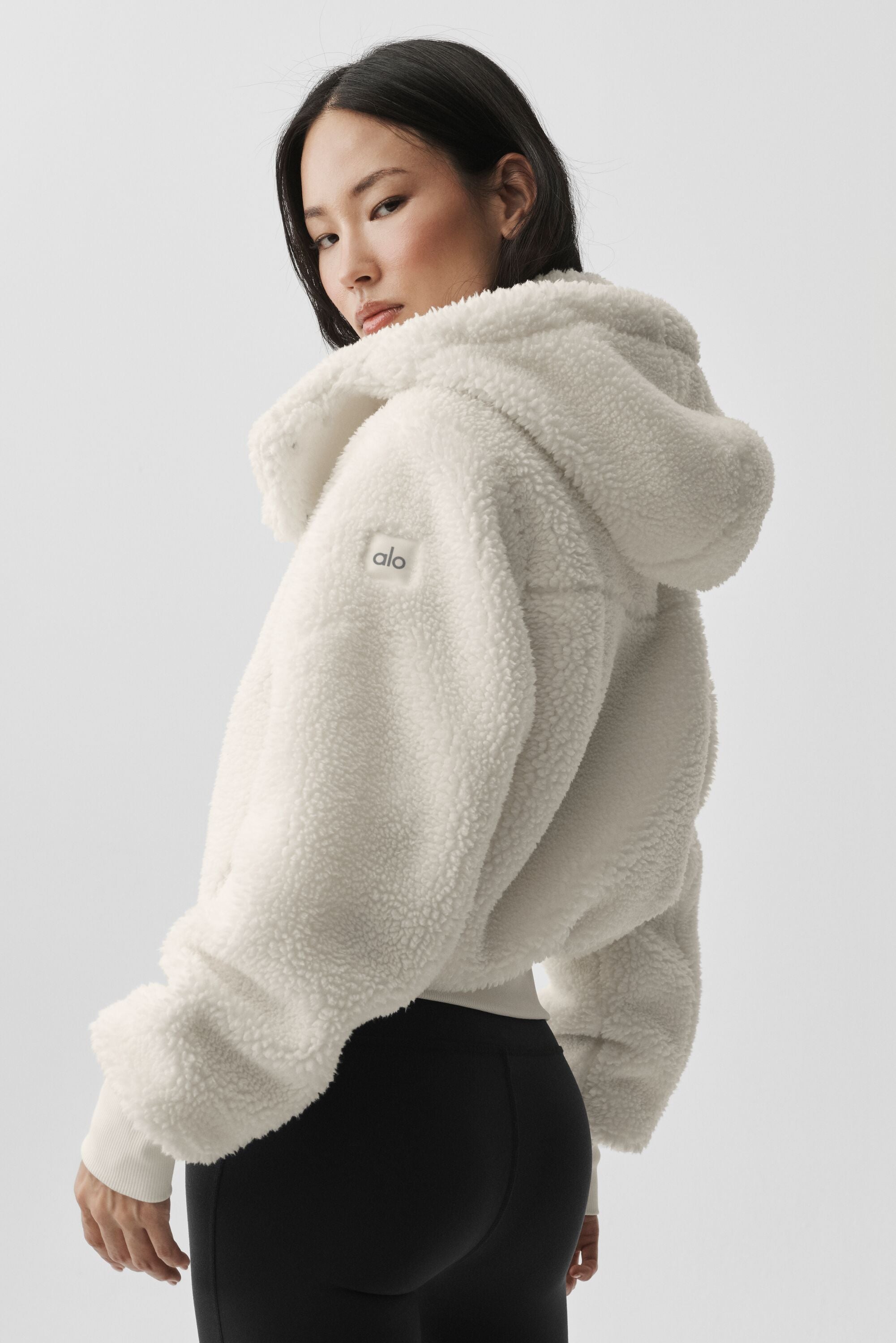 Foxy Sherpa Jacket - Ivory — photo 3