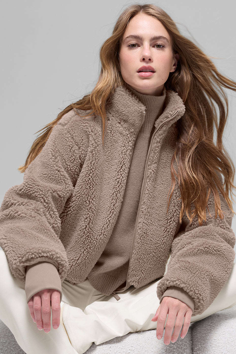 Foxy Sherpa Jacket - Chai Latte — photo 5