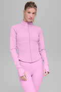 Airbrush Corset Full Zip Jacket - Candy Heart Pink — photo 1