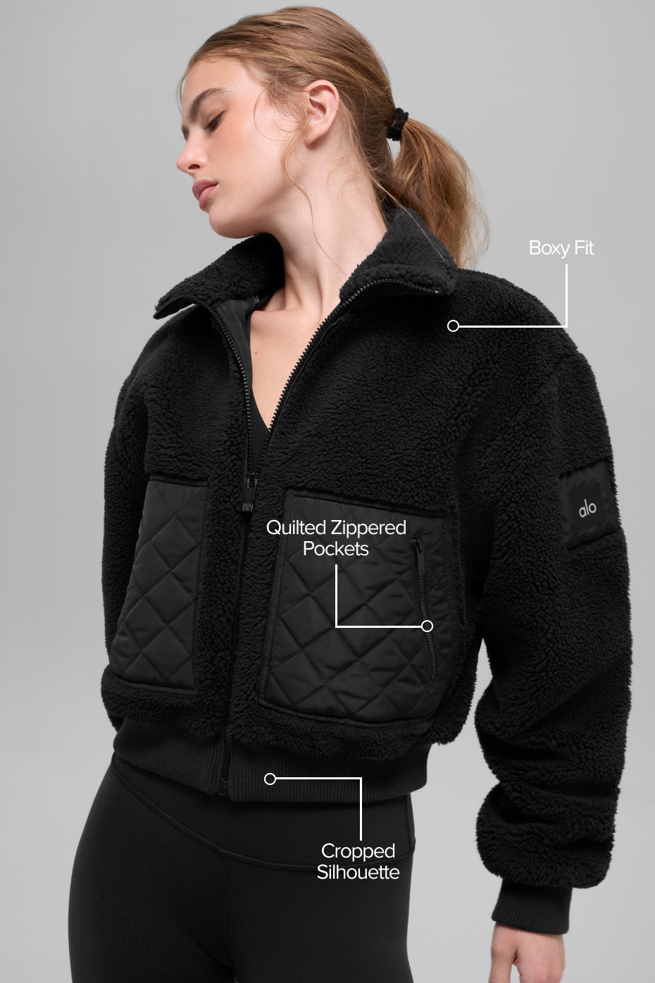 Sherpa Edge Bomber - Black — photo 2