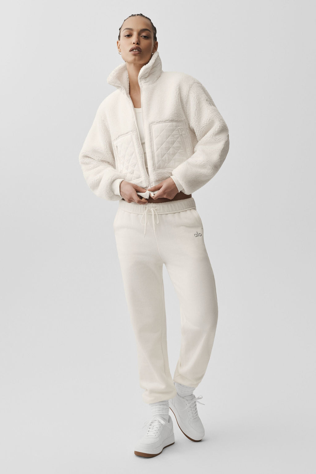 Sherpa Edge Bomber - Ivory — photo 6