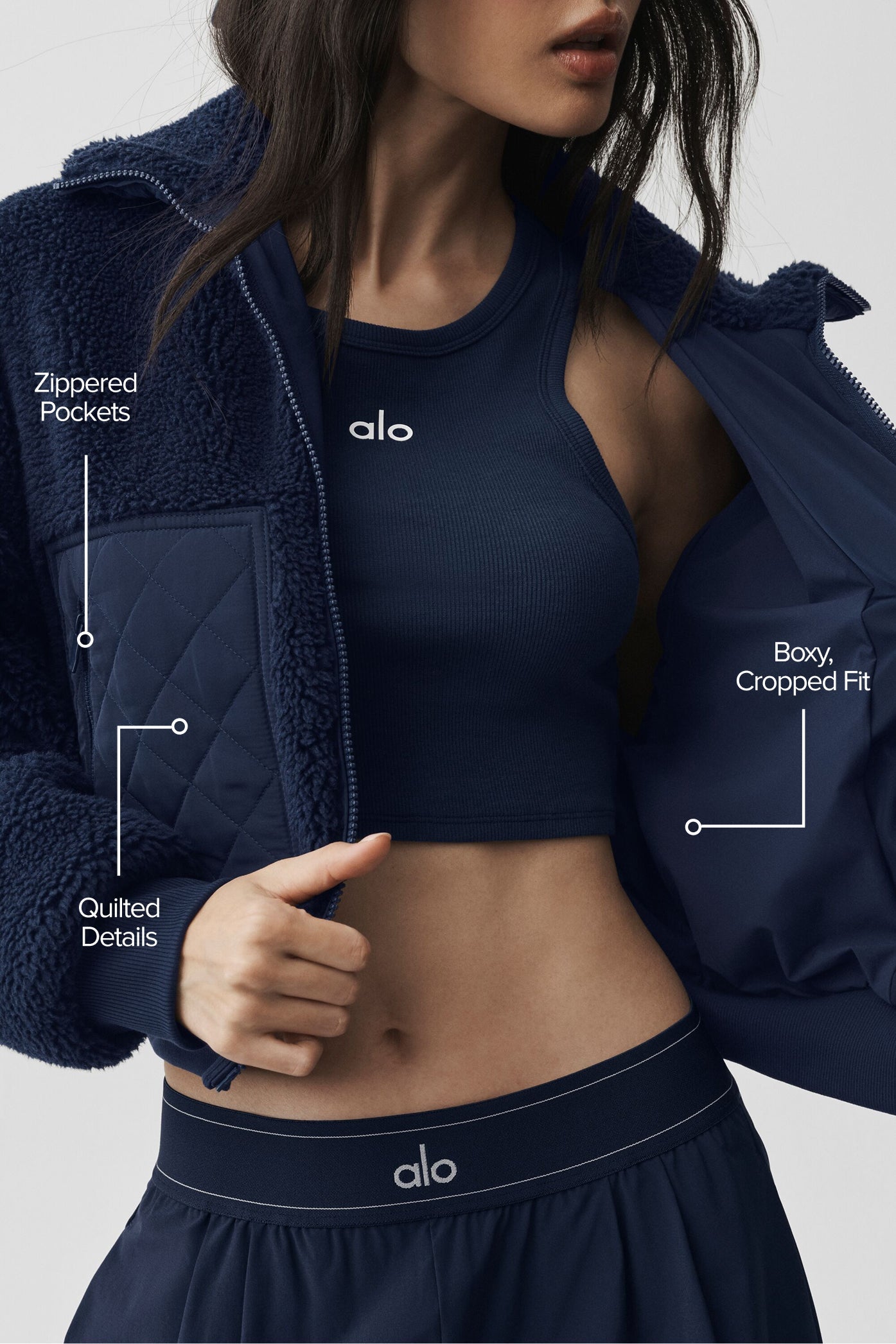 Sherpa Edge Bomber - Navy — photo 2