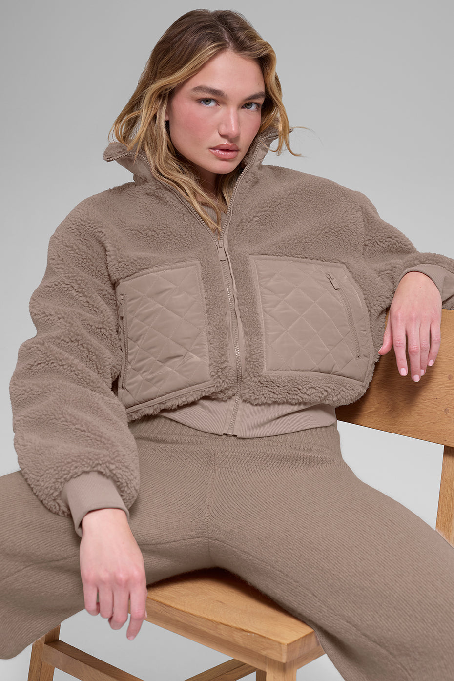 Sherpa Edge Bomber - Chai Latte — photo 4