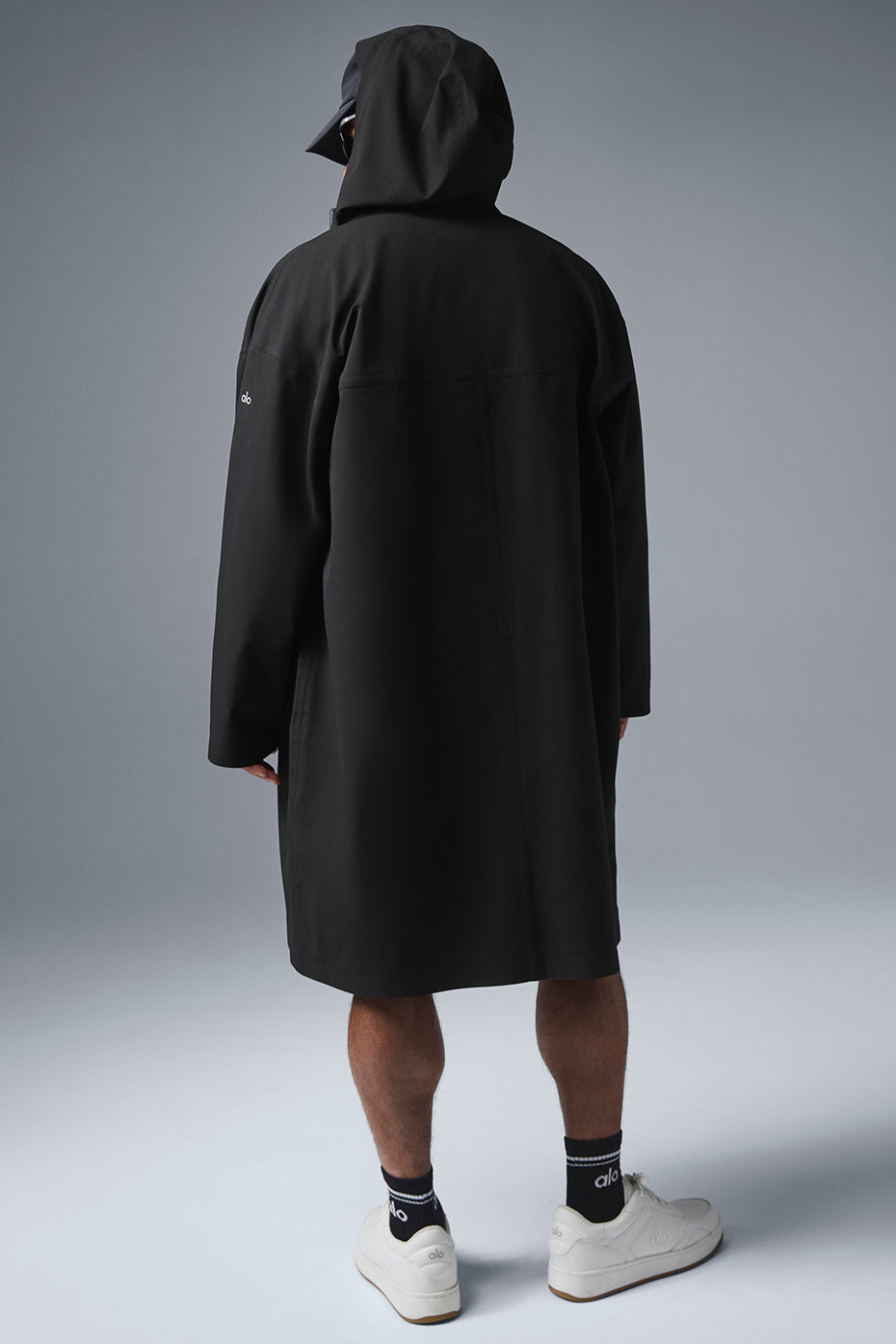 Rain Or Shine Long Coat - Black — photo 4
