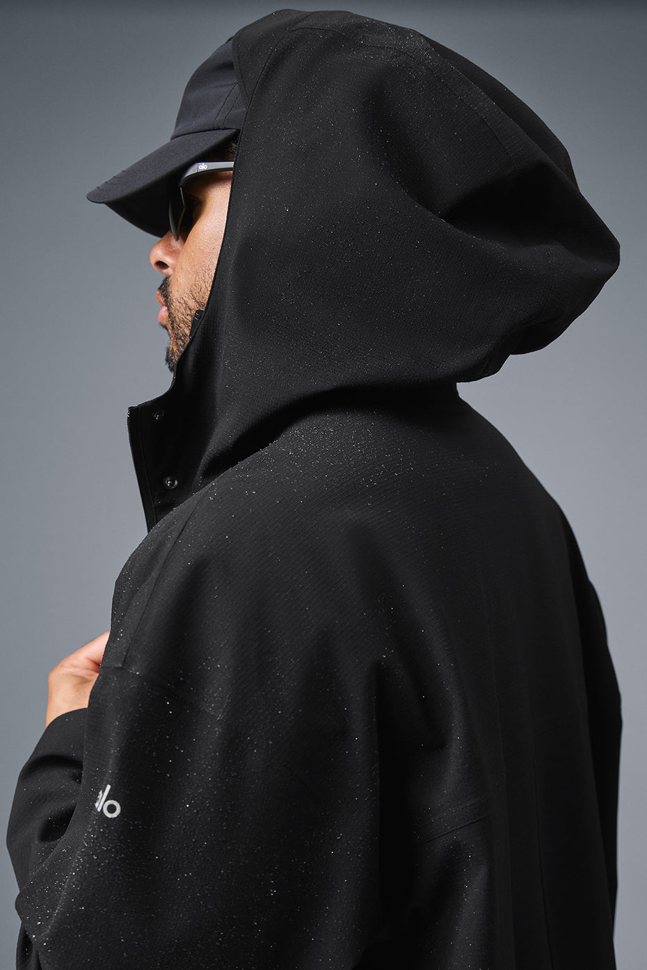 Rain Or Shine Long Coat - Black — photo 6