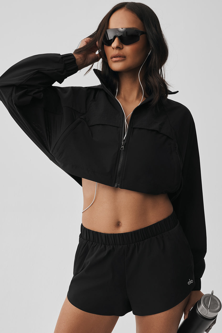 Cropped Playmaker Jacket - Black — photo 1