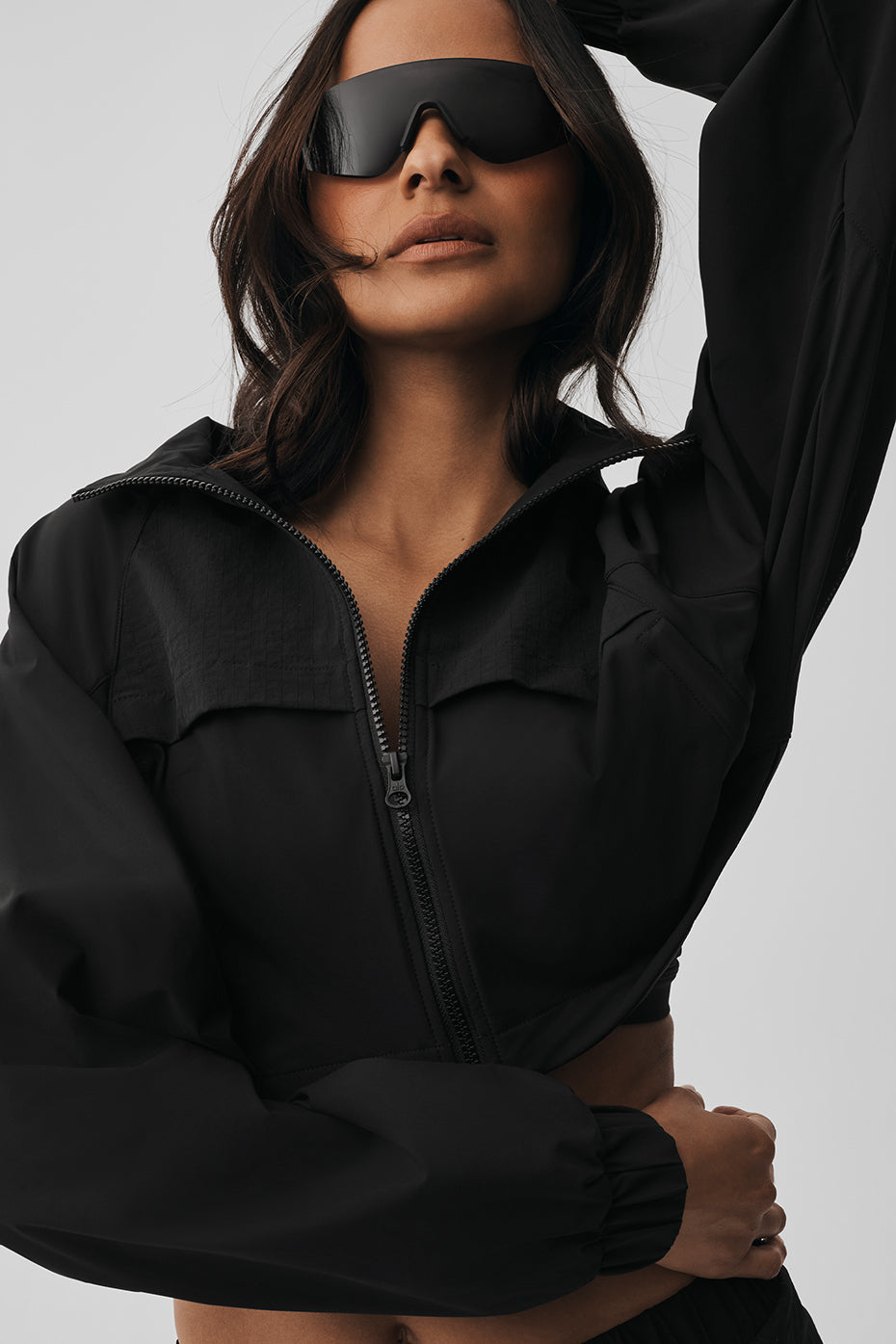 Cropped Playmaker Jacket - Black — photo 3
