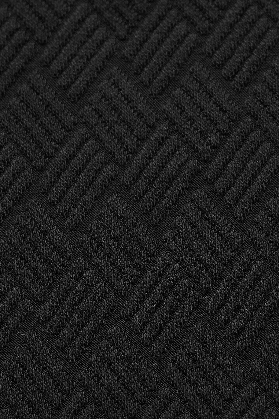 Cropped Doubles Only Full Zip Jacket - Black — photo 5