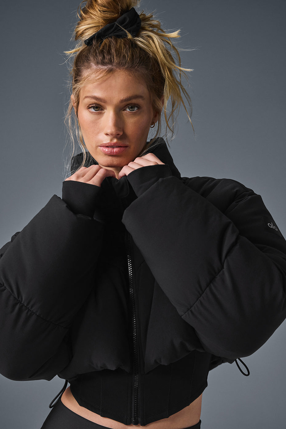 Main Act Corset Puffer - Black — photo 4