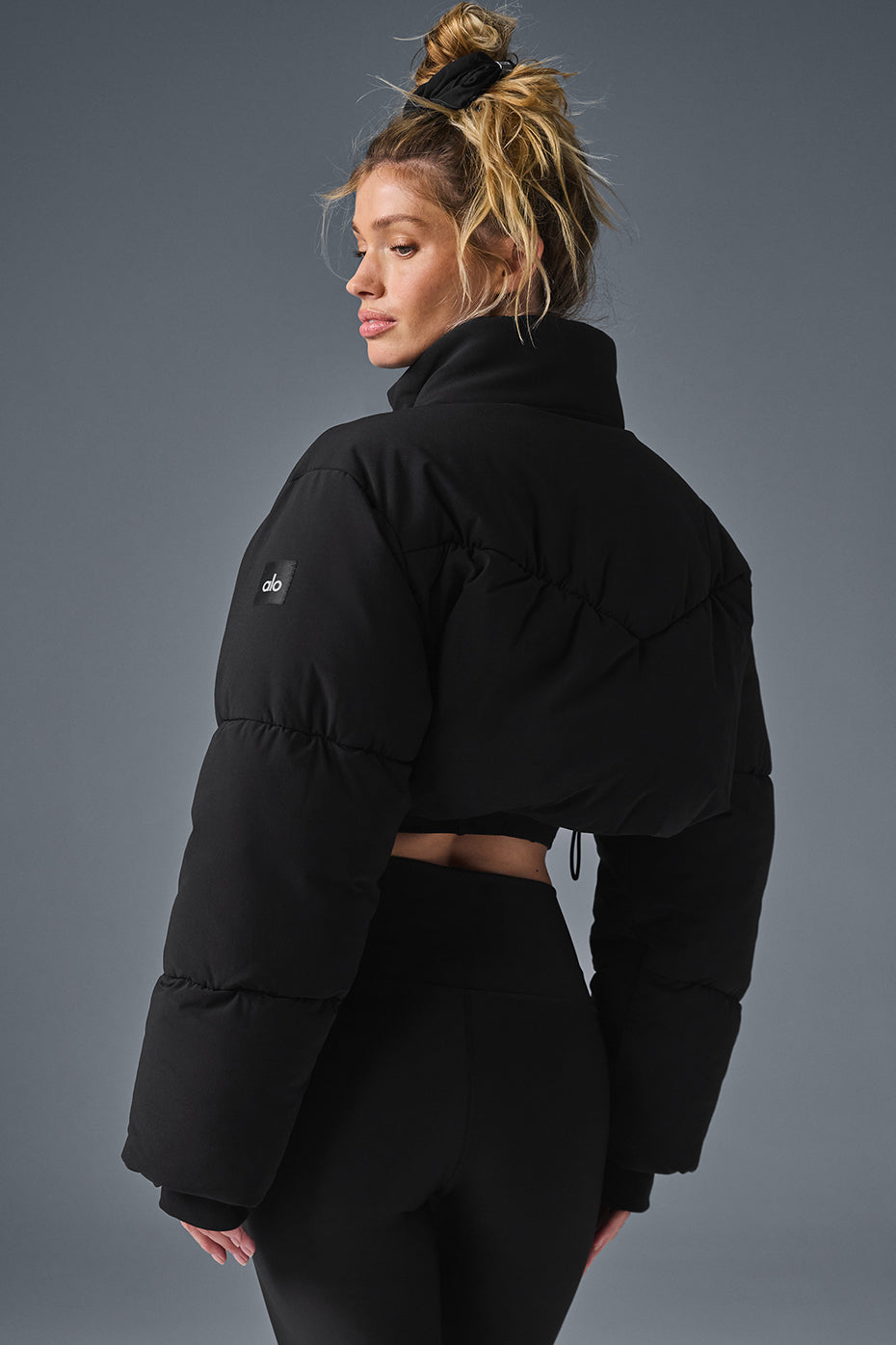 Main Act Corset Puffer - Black — photo 2