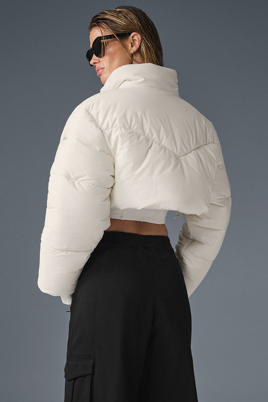 Main Act Corset Puffer - Ivory/Ivory — photo 3