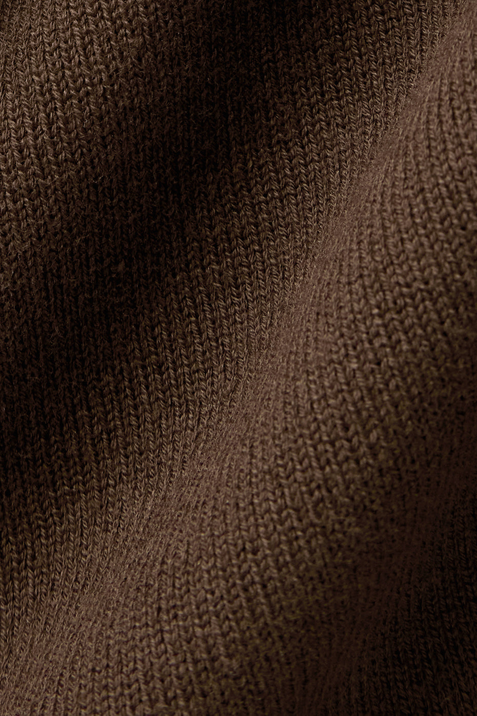 Scholar Knit Cropped Full Zip Jacket - Espresso — photo 5