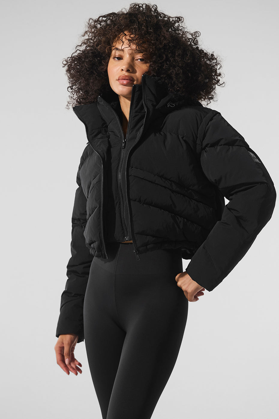 Glacier Puffer - Black — photo 1