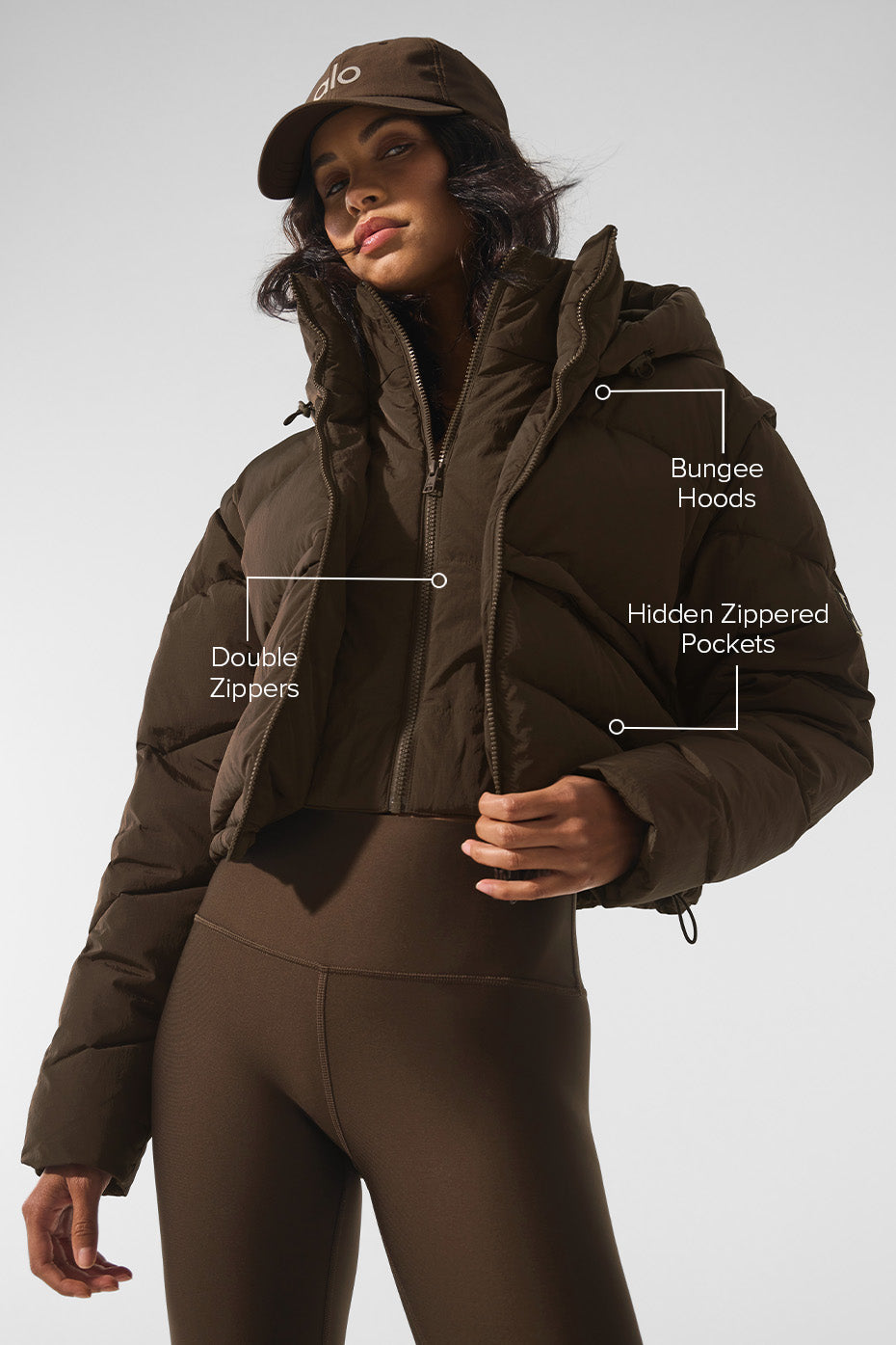 Glacier Puffer - Espresso — photo 2