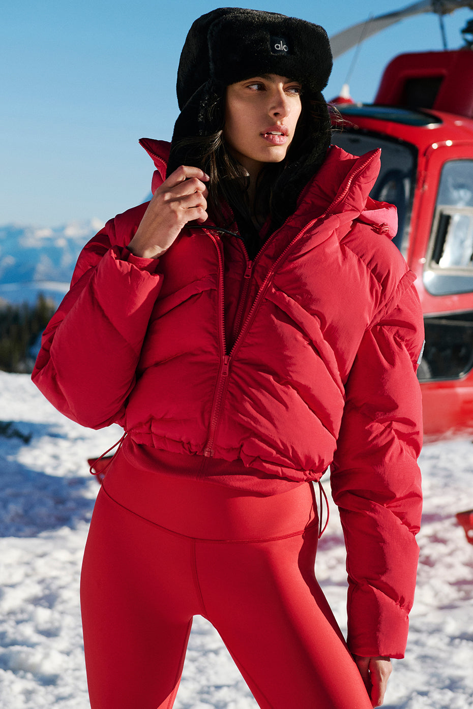 Glacier Puffer - Bold Red — photo 1