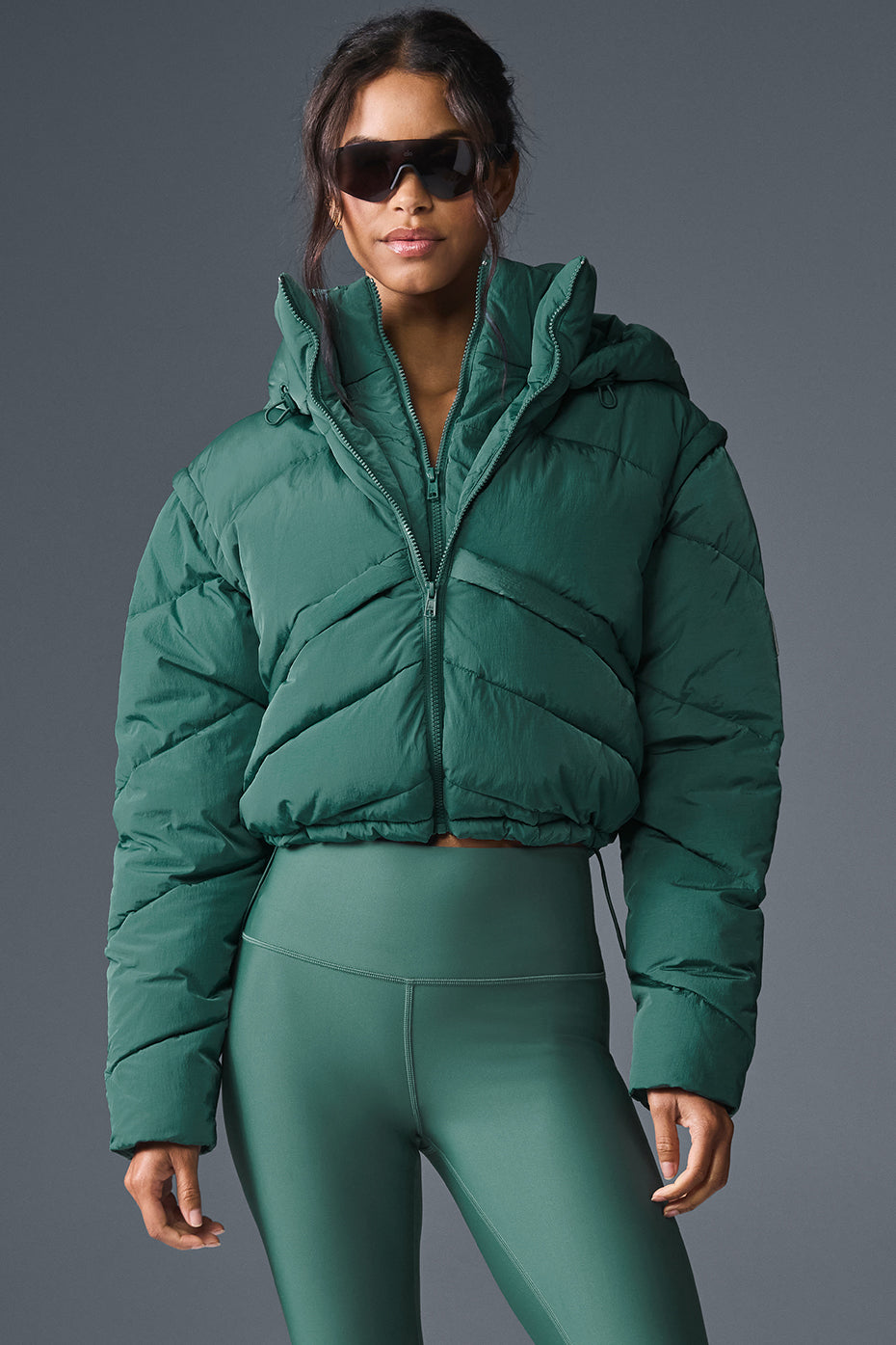 Glacier Puffer - Winter Ivy — photo 4